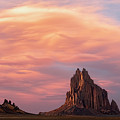 Shiprock at Sunset